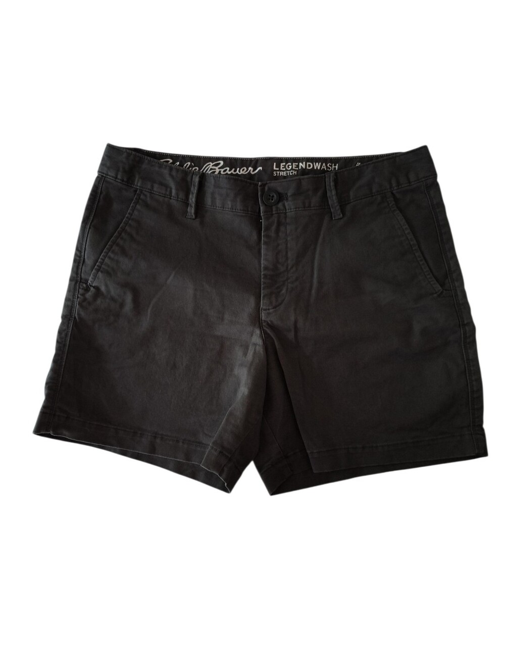 Eddie Bauer Gray Legendwash Boyfriend Mid-rise Shorts Size 6